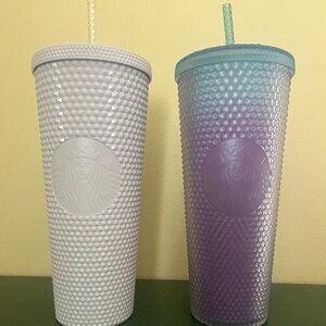 NWT 2 Never-Used Venti Starbucks Cups for $20!!! Pearl and Periwinkle-Lavender